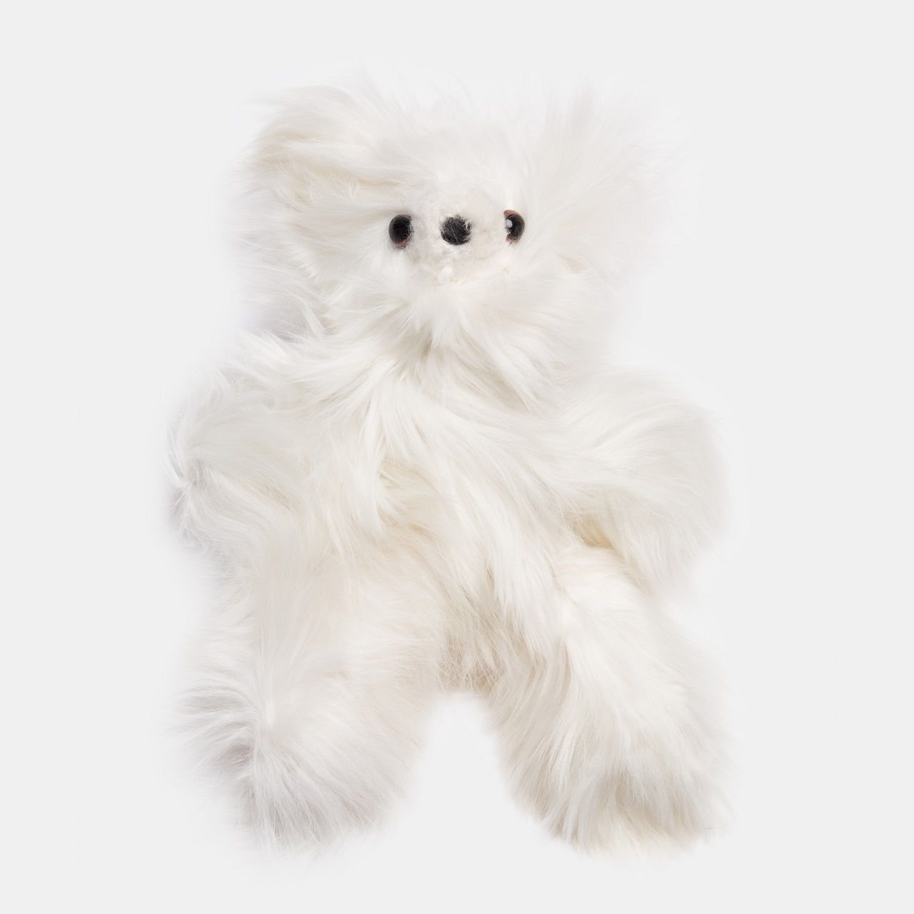 alpaca fur teddy bear