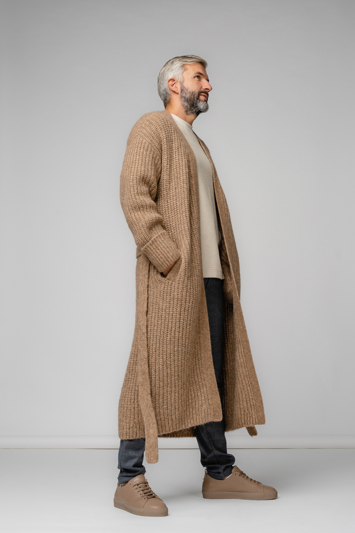 Unisex Knit Coat