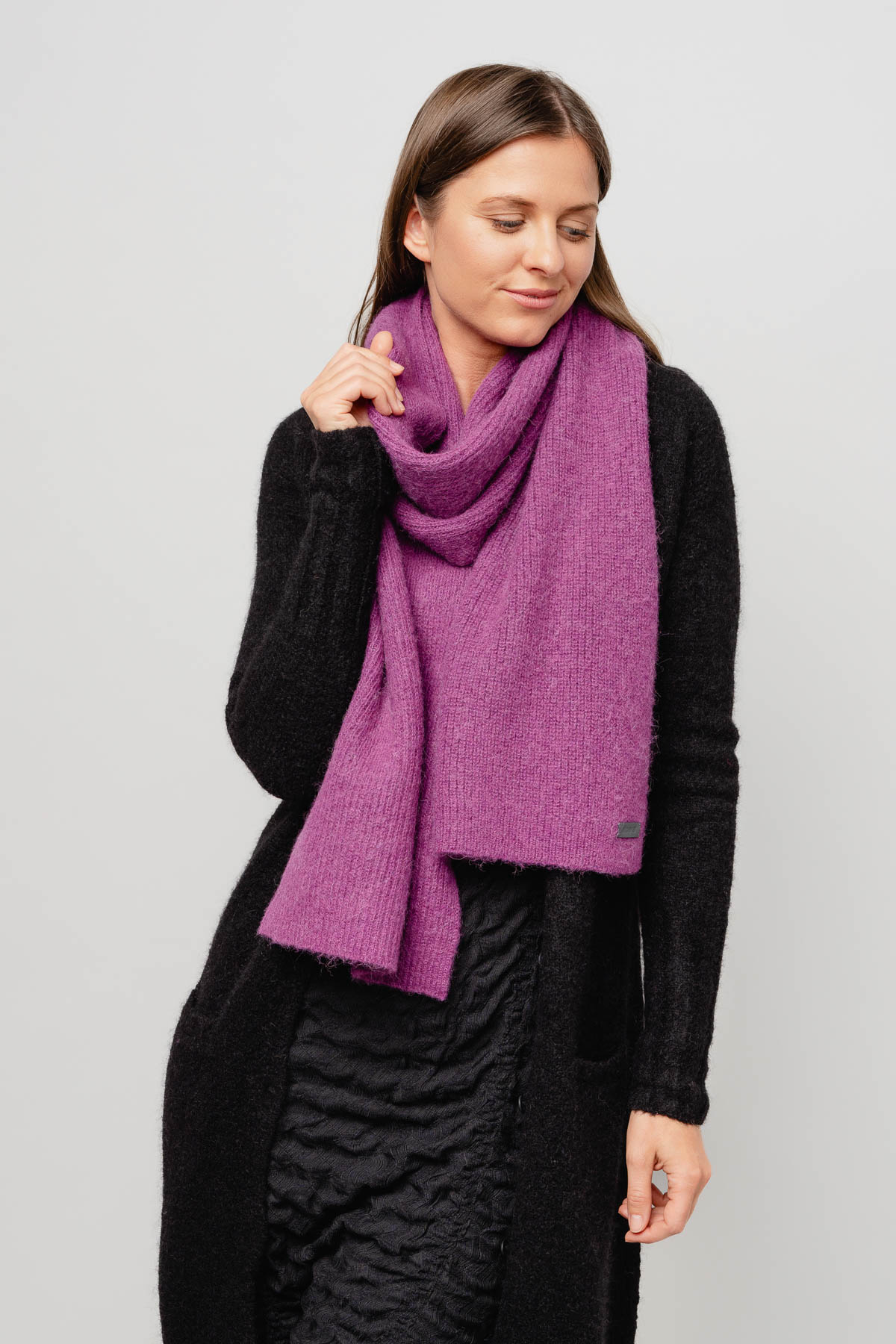 Light Fisherman´s Rib Scarf | Alpaka Shop