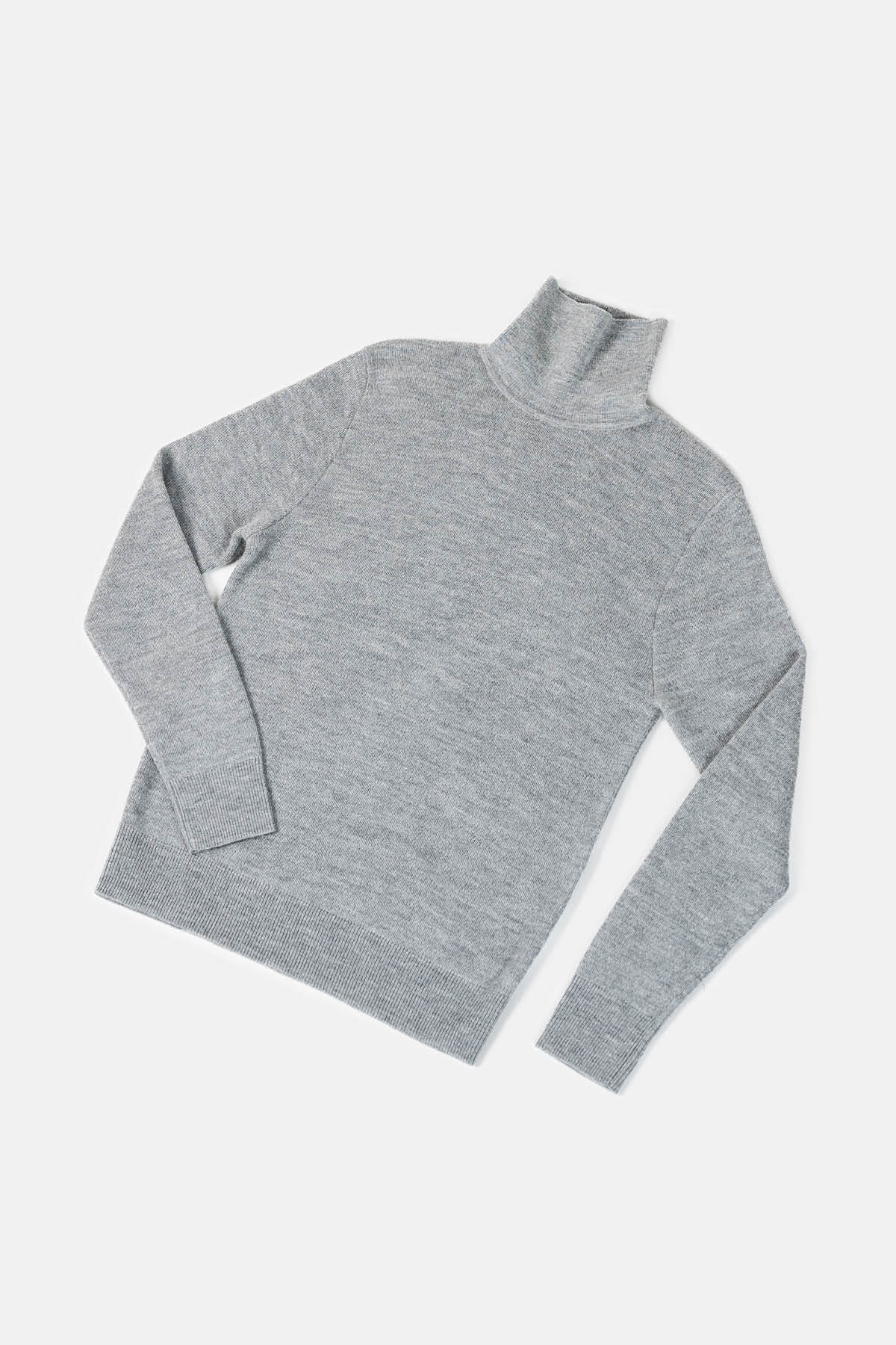Rollneck-Sweater-Silver